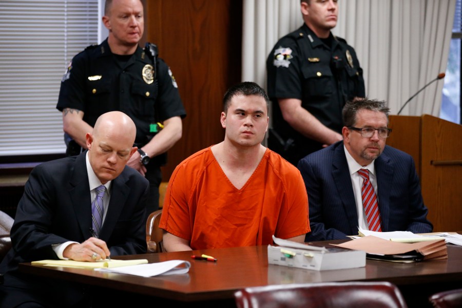 Daniel Holtzclaw sentencing in Oklahoma City, Thursday, Jan. 21, 2016. (AP Photo/Sue Ogrocki, Pool)