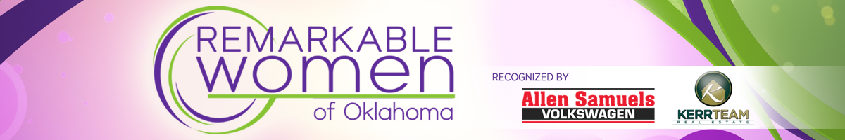 Graphic that says Remarkable Women of Oklahoma