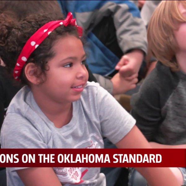 Students learn about Oklahoma Standard