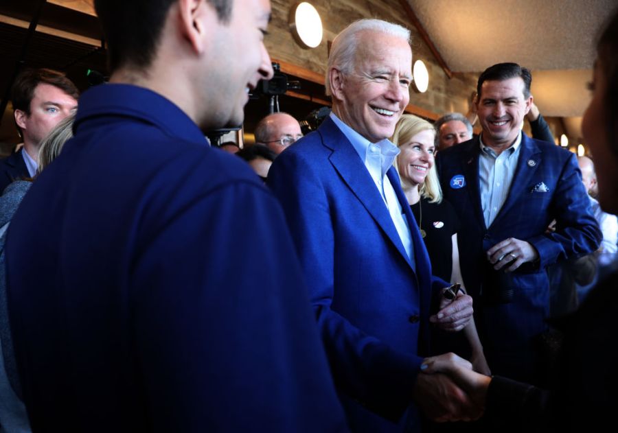 Candidate Joe Biden Visits Oakland, California On Super Tuesday