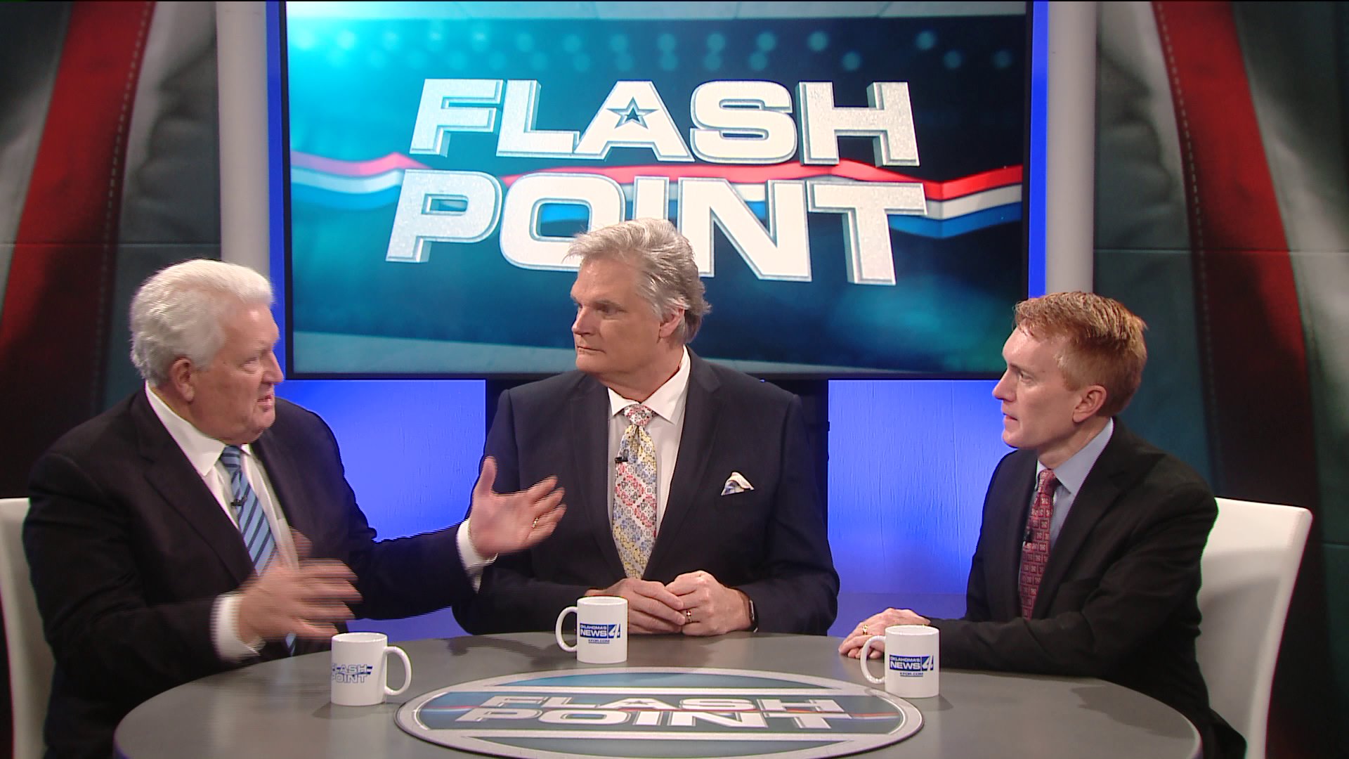 Senator James Lankford joins Mike Turpen and moderator Kevin Ogle
