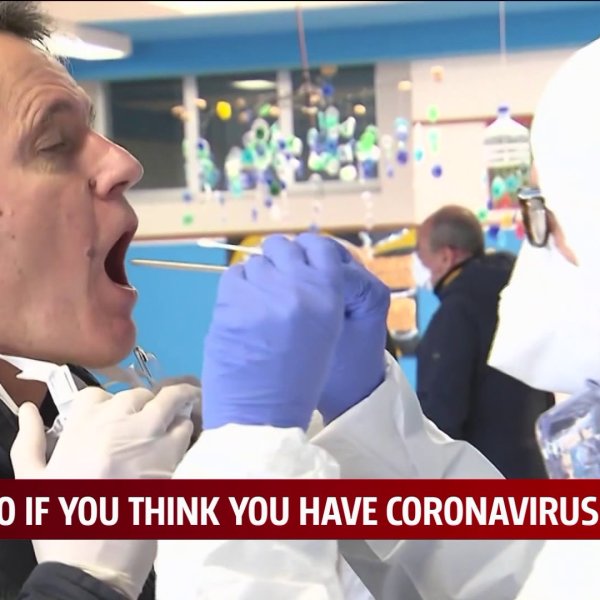 Cheek swab to test for coronavirus