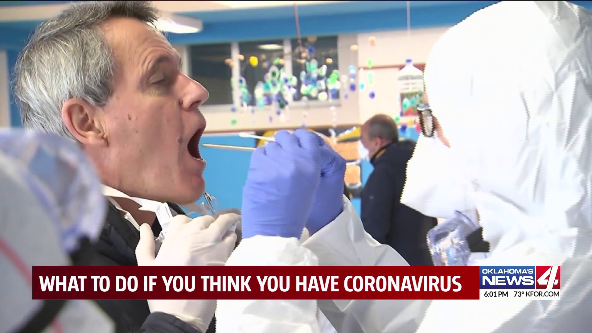 Cheek swab to test for coronavirus