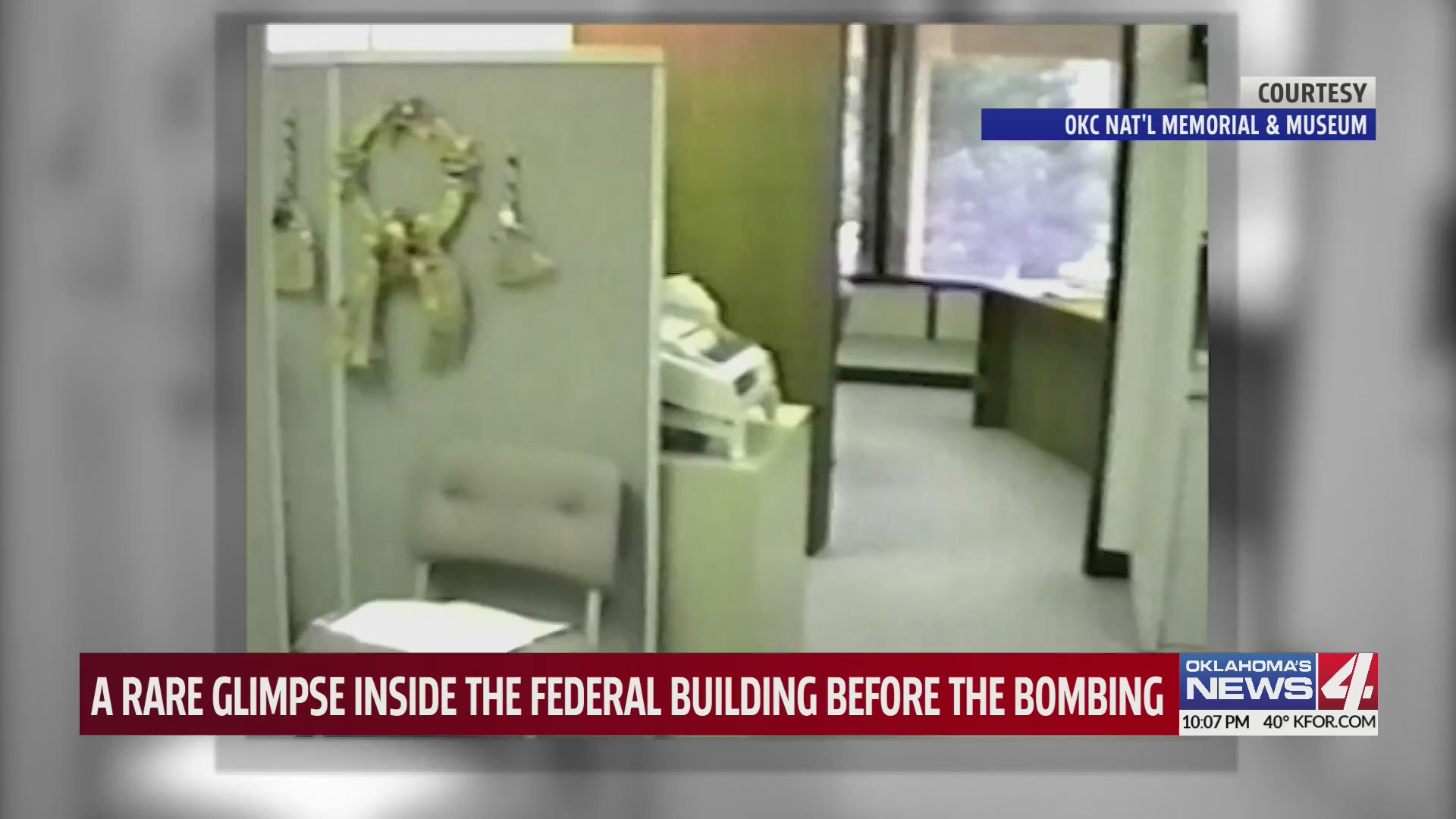 cubicles and office inside the alfred p. murrah building