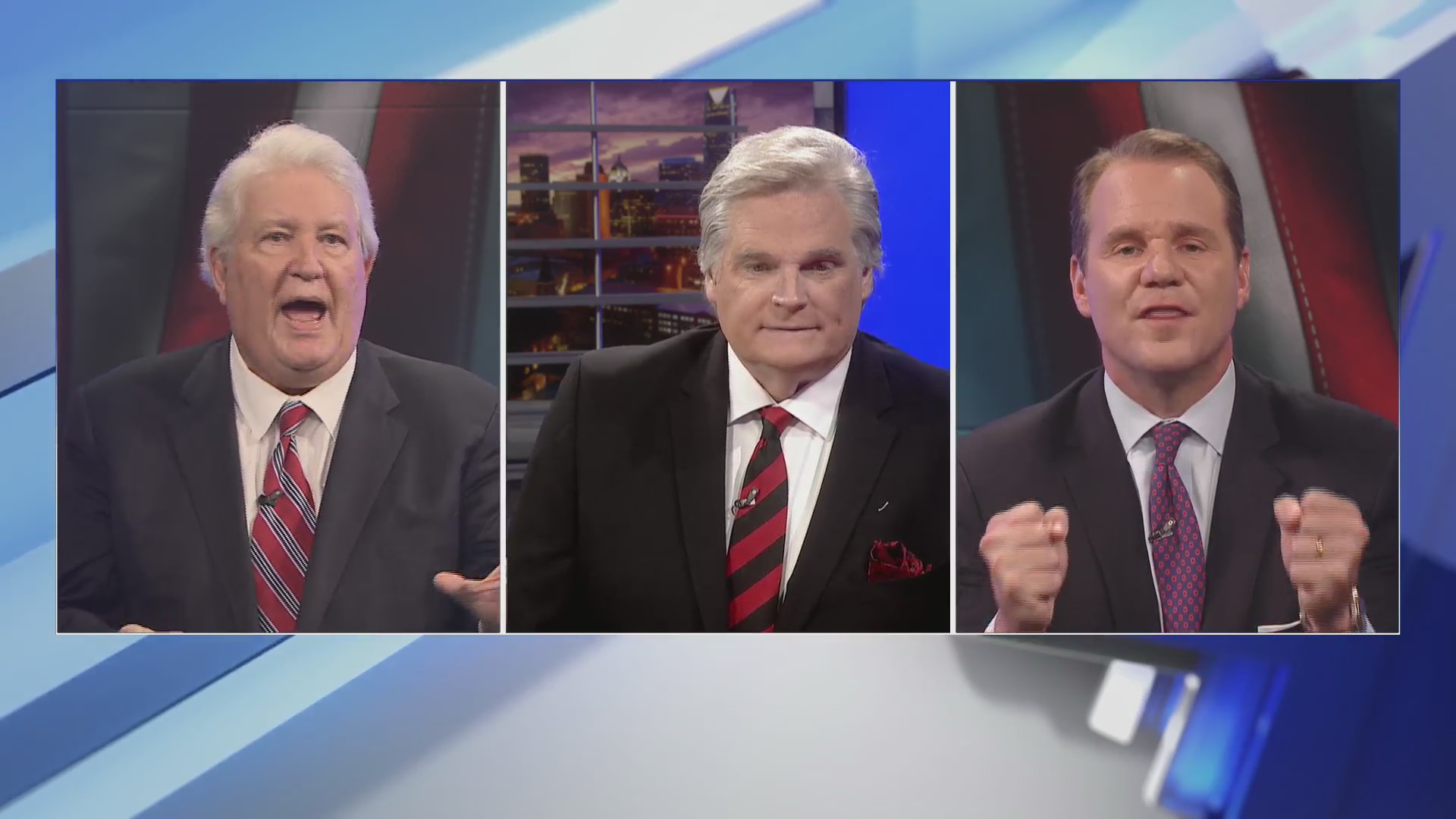 Mike Turpen, Kevin Ogle, and Todd Lamb discuss on flashpoint