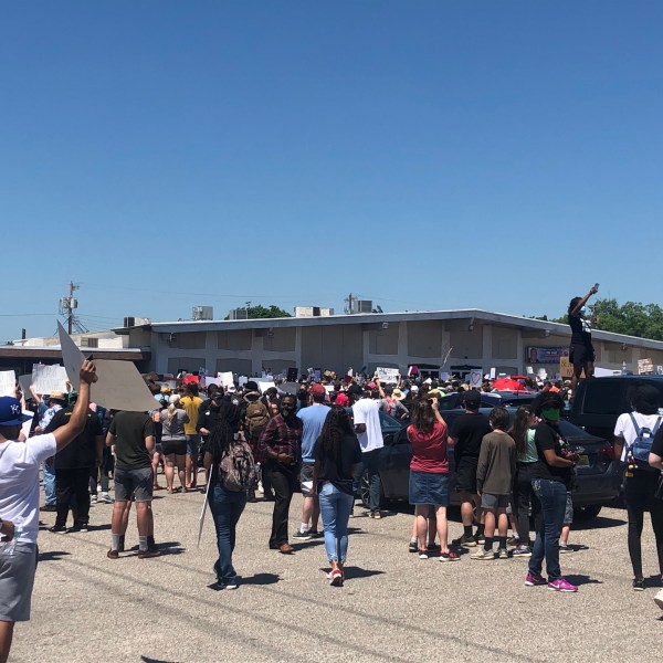 Protesters gather in Oklahoma City for a second day.