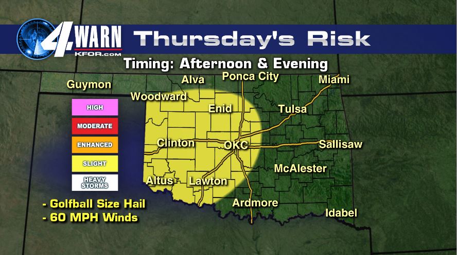 Severe Weather Possible Thursday